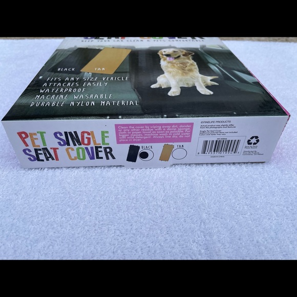 New in package.  Fine Pet Single seat cover for pets. - Picture 2 of 4